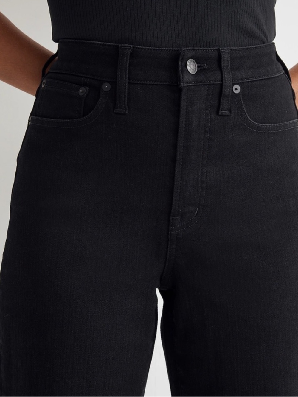 Madewell NWT The Tall Curvy Perfect Vintage Wide Leg Jeans High Rise Size 25T - Picture 4 of 16